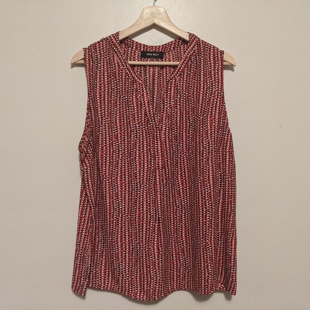 Woven Henley Blouse (A008)